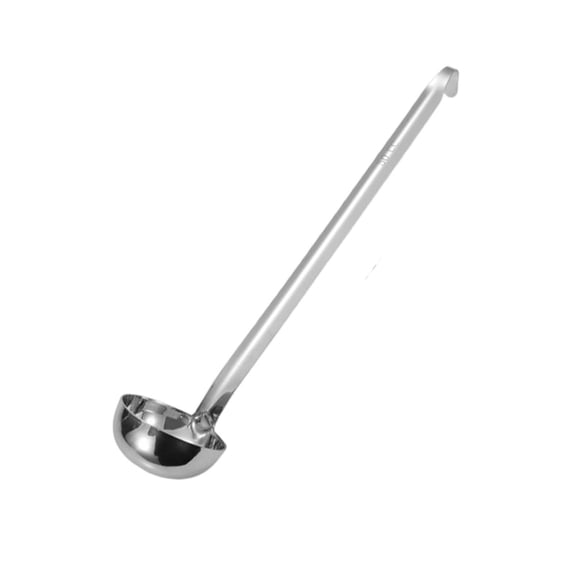 ACDANC 2026 New Measuring Cups Easy Hanging Stainless Steel Ladle Sleek Design Mixing Tea Soup Ladle for Kitchen Dining Home Silver 50Ml