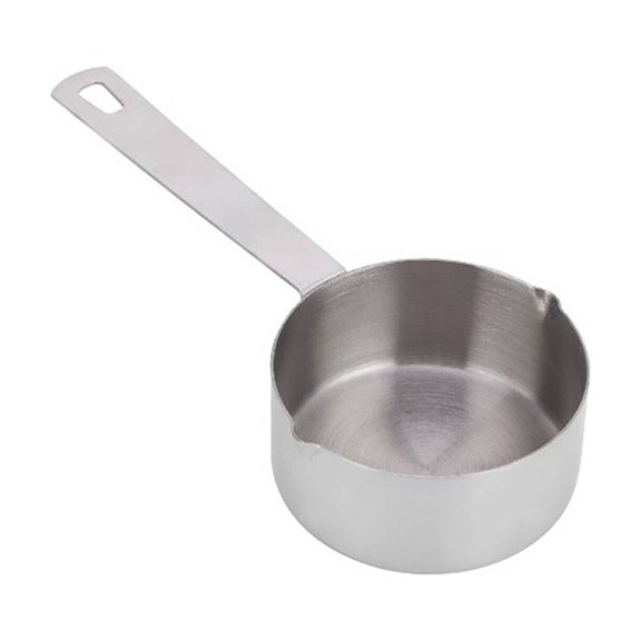 ACDANC 2026 New Measuring Scoop Scale Smooth Edges Measuring Spoons Scratch Resistant Unbreakable Stainless Steel Measuring Spoons for Kitchen Baking Cooking Silver 125Ml