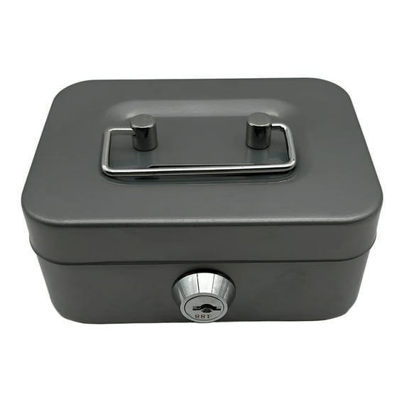 ACDANC 2026 New Metal Cash Box,4.5" X 3.35" Small Cash Storage Box with Lockable Cover,Key Lock Money Organizer for Kids,Cute Toys with Handle for Home for Home, Office, Classroom, Bedroom, Playroom