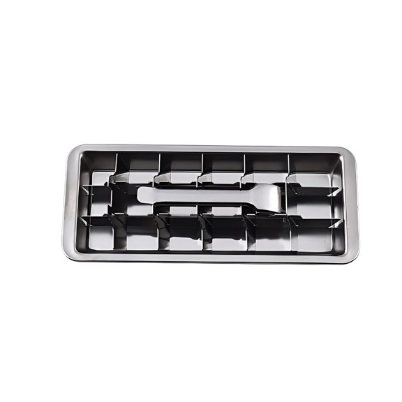 ACDANC 2026 New Metal Ice Cube Tray,304 Stainless Steel Ice Cube Trays,18 Slot Ice Cube Tray with Easy Release Handle,Ice Cube Mold for Making Cold Drink,Foods