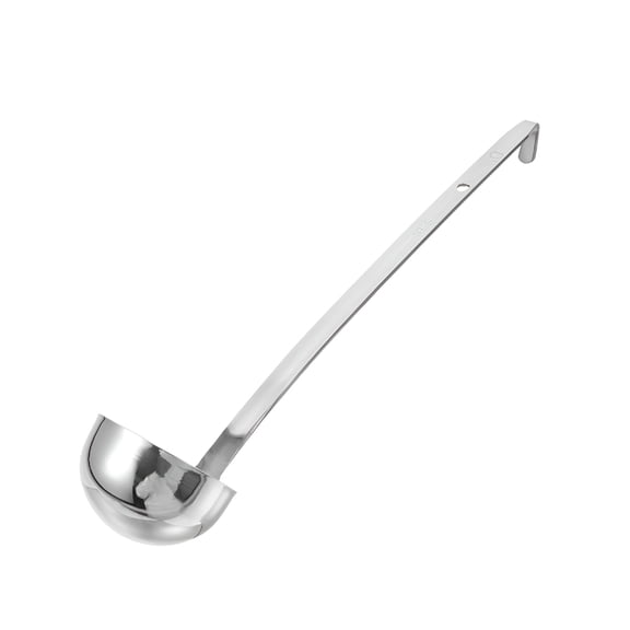 ACDANC 2026 New Metal Long Spoon Hook Handle Ladle Kitchen Soup Ladle Control Serving Spoon for Kitchen, Cooking, Soup, Stew, Serving