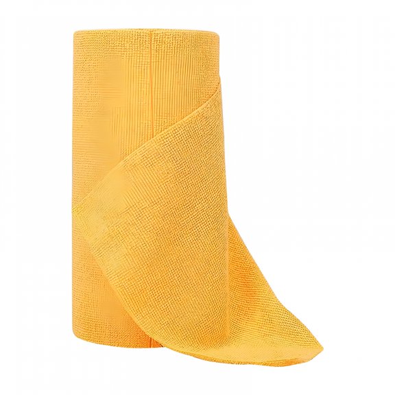 ACDANC 2026 New Microfiber Cleaning Cloth Roll,Reusable Paper Towels Grey Tear Away Cleaning Towels,Microfiber Towels Washable Shop Rags,Lint Free Cleaning Rags for House,Kitchen(Yellow,9.84")
