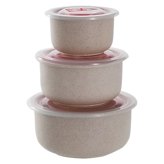 ACDANC 2026 New Microwave Cereal Bowls with Lids Built-In Vents,3 Pcs Bento Meal Prep Containers with Lids,For Soup,Oatmeal,Breakfasts Or Desserts (6Inch + 5Inch + 4Inch)