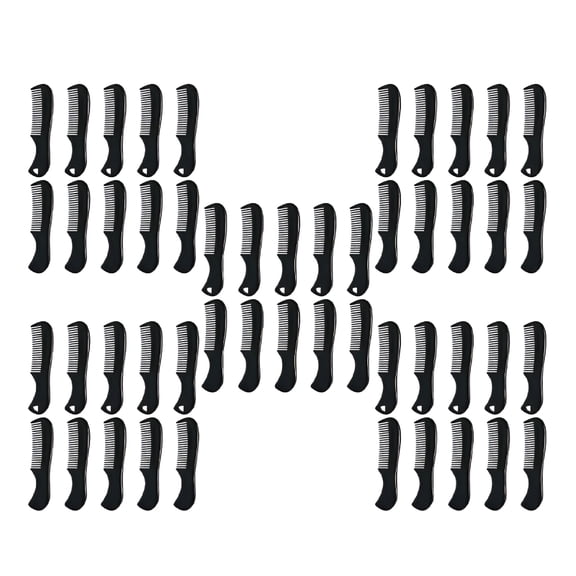ACDANC 2026 New Mini Beard Comb Mustache Man 50 Pcs Modeling Plastic Combs Hair Cutting Machine Styling Tool Shaping