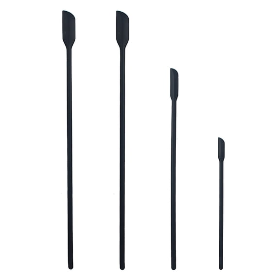 ACDANC 2026 New Mini Silicone Spatula 4 Pack Small Spatula for Makeup Thin Silicone Spatulas Kitchen Tiny Scrapers for Applying Makeup, Cooking, Mixing, Scraping, Small Jar Use.