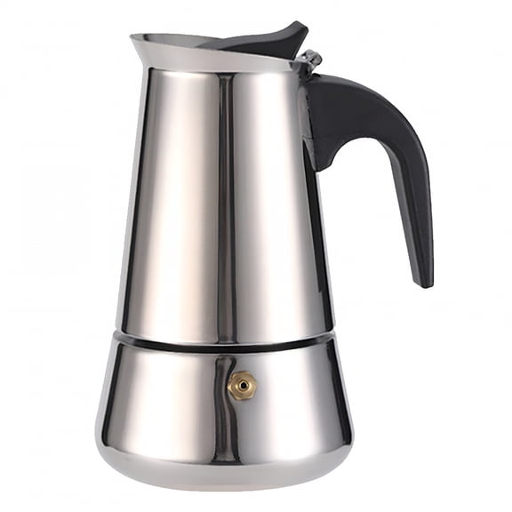 ACDANC 2026 New Moka Pot Outdoor Home Office Aluminum Espresso Octagonal Stainless Steel Stovetop Coffee Maker for Induction Electric Ceramic Stove 9 Cups