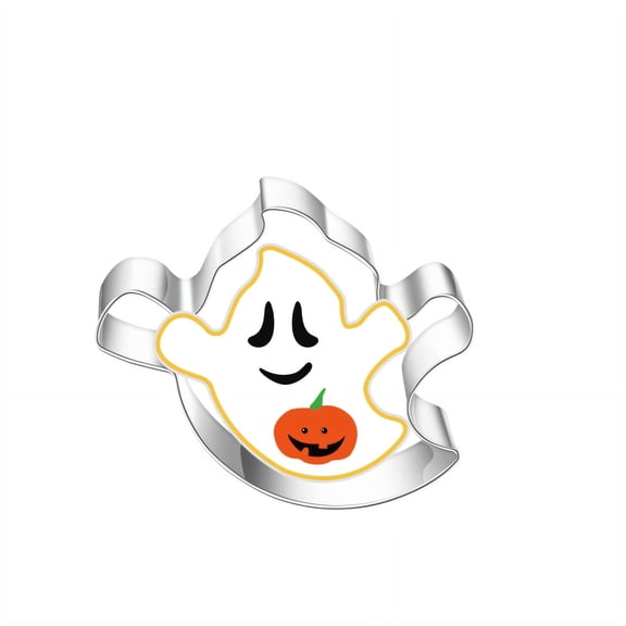 ACDANC 2026 New Muffin Pan Stainless Steel Muffin Pans All Saints' Day Silicone Baking Mold Ghost for Baking Halloween Themed Parties Kitchen Desserts Treats Holiday Celebrations