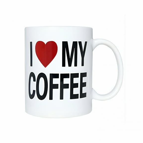 ACDANC 2026 New Mug Big Coffee Mug Oversize 28 Ounces Mega Size Cup,Extra Large for Big Drinks,Office Desk Decor Novelty Gift Coffee Lovers Xl Coffee Mug Large Coffee Mug (I Love My Coffee) 11Oz