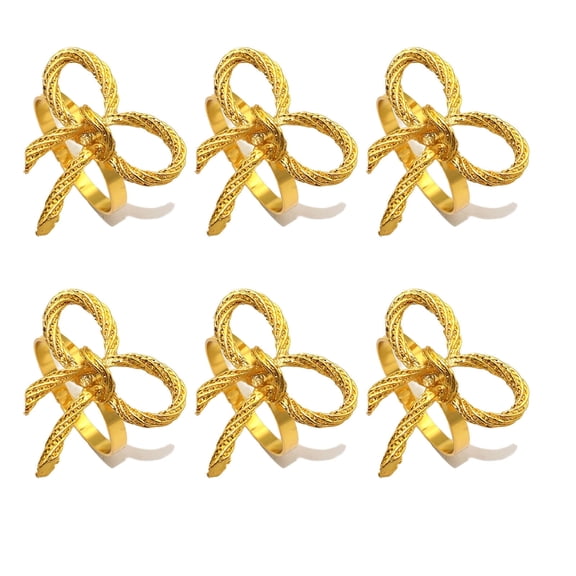 ACDANC 2026 New Napkin Rings Elegant Gold Napkin Rings for Guests Curved Metal Napkin Rings for Dinner Gold for Special Occasions Dinner Parties Formal Settings Holiday Celebrations