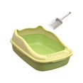 thumbnail image 1 of ACDANC 2026 New Open for Indoor Cats Bedpan Cat Litter Container Portable Anti Splashing Lowered Front Sifting Litter Basin M, 1 of 7