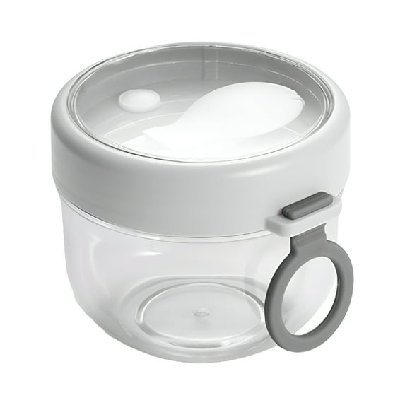 ACDANC 2026 New Overnight Oats Containers with Lids Oatmeal Container Leak Proof Oats Jars Bpa Free Reusable Portable Plastic Food Storage Container for Oatmeal Yogurt Soup Cereal Milk and More