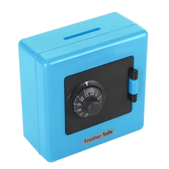 ACDANC 2026 New Piggy Bank for Adults,Combination Lock Money Coin Saving Storage Box Code Cash Safe Case Piggys Bank Kitchen Essentials Blue