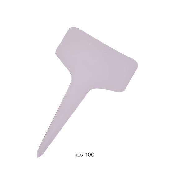 ACDANC 2026 New Plant Labels Stakes Outdoor Garden Plant Markers,100Pcs Gardening Label Waterproof Plastic Insert Ground Card T-Shaped Label Plant Tags Gardening Gifts for Women
