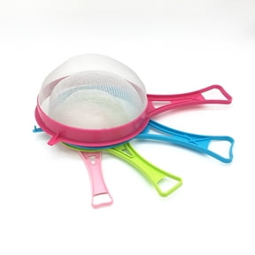ACDANC 2026 New Plastic Mesh Strainer Colander, Plastic Food Small Kitchen Sieve Mini Strainer Mesh 4Pcs Scoop Basket Kitchen, Dining Bar