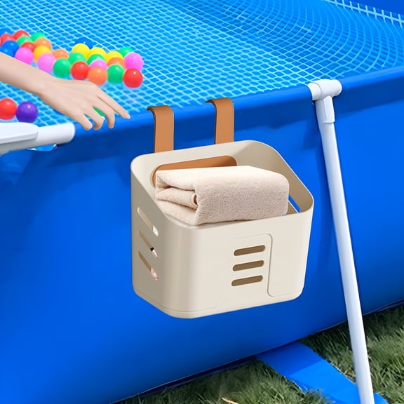 ACDANC 2026 New Pool Basket Pool Side Storage Basket Set Pool Cup Above Ground Pool Accessories Pool Toy Basket Pool Storage Bins Most Frame Pools Pool Skimmer Basket