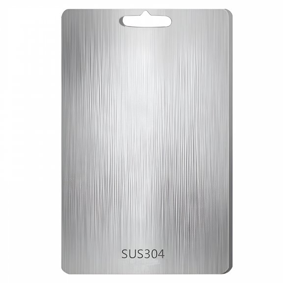 ACDANC 2026 New Premium Titanium Coated Cutting Board-Double-Sided Steel Chopping Mat for Kitchen,Cutting Boards for Kitchen Non Toxic Medical-Grade,Dishwasher Safe,Non-Toxic (14 X 10 In),Silver