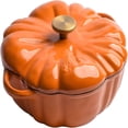 thumbnail image 1 of ACDANC 2026 New Pumpkin Dutch Oven,6.3 Inch Cast Iron Mini Stew Pot with Lid & Handles,Non-Stick Pumpkin Soup Pot for Fall & Halloween Decor Mini Cast Iron Dutch Oven, 1 of 7
