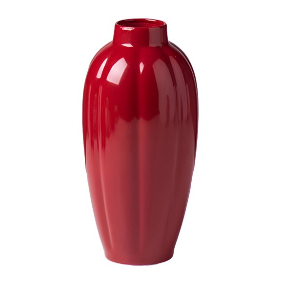 ACDANC 2026 New Red Ceramic Vase,Small Red Vase,Rustic Flower Vases,Rustic Vase Decorative Vases for Fireplace,Dining Room,Bookshelf,Coffee Table,Bedroom for Tabletop,Desk,Patio,Entryway,Gift