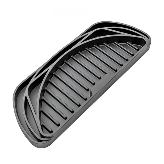 ACDANC 2026 New Refrigerator Drip Tray,Ice and Water Dispenser Catcher Pan,Refrigerator Drip Catcher Spill Protector for Fridge,Flexible Silicone & Easy Clean / Fridge Accessories,Drip Pan,Black,1Pc