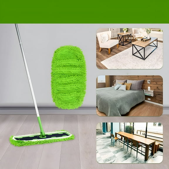 ACDANC 2026 New Reusable Xl Mop Pads Compatible for Wet Jet Sweeper X-Large Dry Sweeping Cloths Wet Mopping Cloths Washable Mops for Floor Cleaning Microfiber Xl Wet Kitchen Trash Can Pads Refills