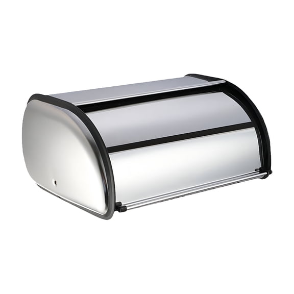 ACDANC 2026 New Roll Top Bread Box Stainless Steel Bread Holder with Lid Multipurpose Storage Container for Kitchen Countertops Farmhouse Style Bread Organizer for Baked Goods and Pantry Organization