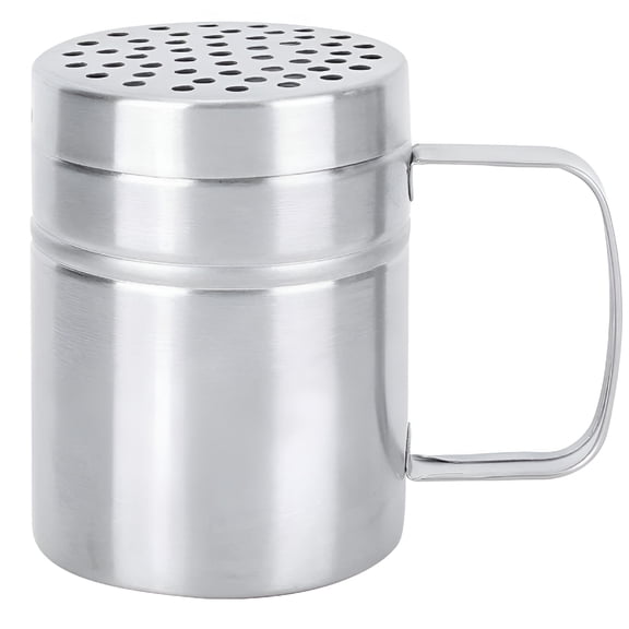 ACDANC 2026 New Salt&Pepper Shakers with Handle,Kitchen Stainless Steel Salt Shaker Seasoning Bottle Container Rub Spice Dispenser with Lid Holes for Salt/Pepper/Cinnamon/Powder Sugar/Bbqquantity