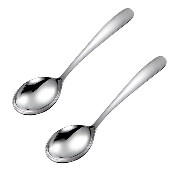 ACDANC 2026 New Serving Spoon. Stainless Steel Large Serving Spoon Tabletop Flatware Serving Utensil Buffet Banquet Serving Tablespoons (Pack in 2)