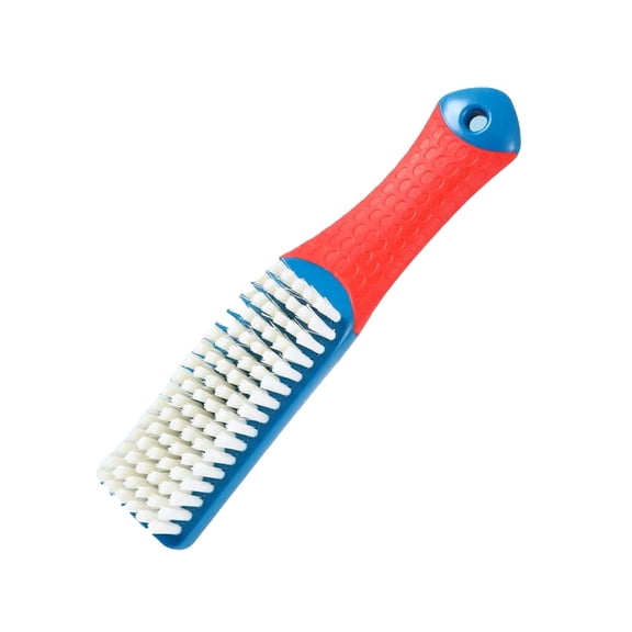 ACDANC 2026 New Shoe Brush Long Handle Shoe Cleaning Kit Professional Shoe Cleaning Brush Suede Brush Blue Red for Shoe Care Leather Maintenance Home Outdoor Travel.