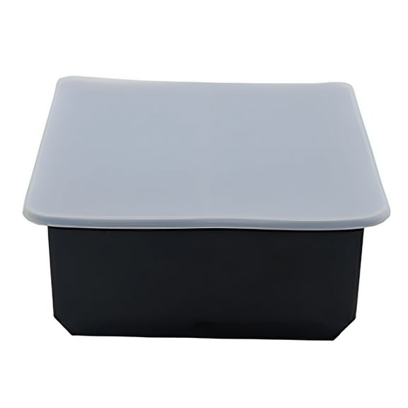 ACDANC 2026 New Silicone Freezing Tray with Lid,Soup Cube Tray,Silicone Freezer Container,Freeze&Store Soup,Broth,Sauce for Kitchen, Fridge, Home, Meal Prep, Camping Black