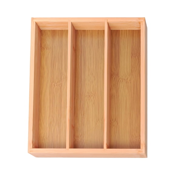 ACDANC 2026 New Silverware Organizer,Made of Bamboo Silverware Organizer,Divider Plate Silverware Tray,For Kitchen,Drawer,Restaurant,Style 1