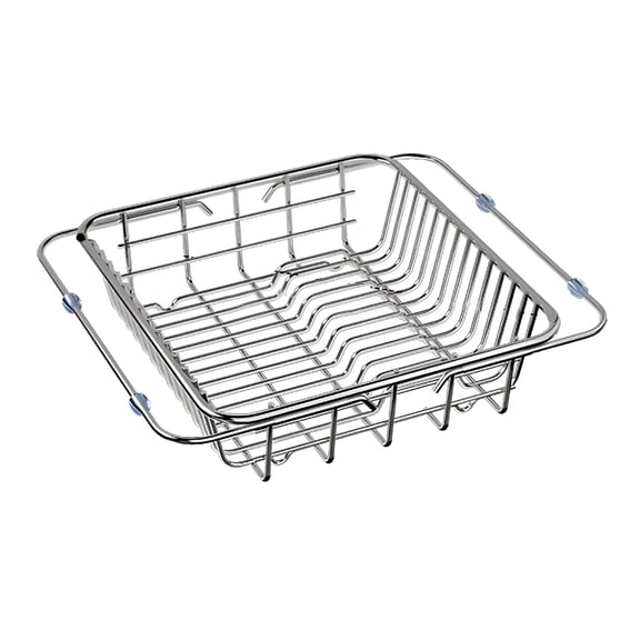 ACDANC Adjustable Sink Dish Drainer Rack, Expandable Stainless Steel Over Sink Kitchen Organizer, Space Saving Dish Drying Rack Shelves for Kitchen, Apartment, Office, Restaurant