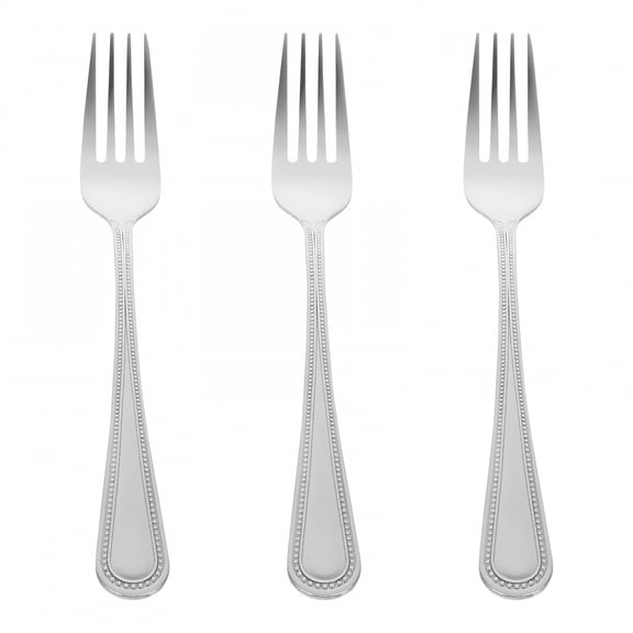 ACDANC 2026 New Small Forks Reusable Metal Salad Forks - Set of 3, 6.89"X0.79"X0.2" for Salads, Appetizers, Meals, Dining, Kitchen, Eco-Friendly Use, Daily Dining, Parties.