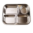 thumbnail image 1 of ACDANC 2026 New Small Litter Box Square Tray Spoon Rest Partitioned Design Stainless Steel Cat Litter Box for Kittens Apartment Shape5, 1 of 5