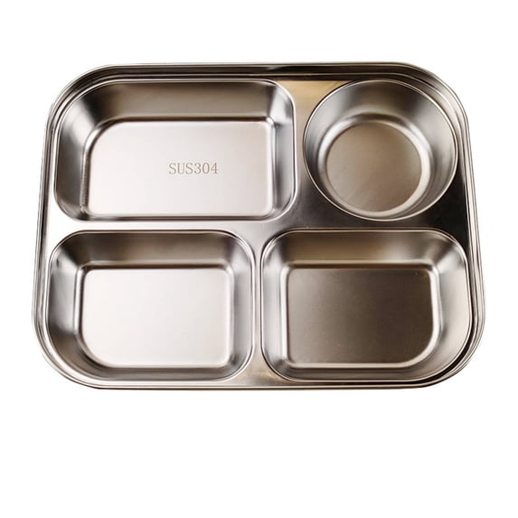 ACDANC 2026 New Small Litter Box Square Tray Spoon Rest Partitioned Design Stainless Steel Cat Litter Box for Kittens Apartment Shape5