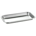 thumbnail image 1 of ACDANC 2026 New Small Stainless Steel Toaster Oven Tray & Baking Sheet Pan. A Heavy-Duty,Non-Toxic Metal Pan for Roasting,Broiling & Cooking. Rimmed Cookie Sheet & Jelly Roll Pan. (9X5 Inch), 1 of 7