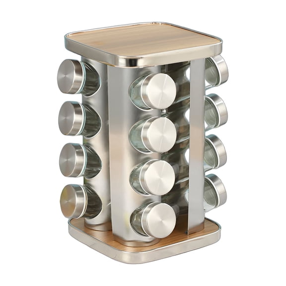 ACDANC 2026 New Spice Rack,Glass Spice Jars,16 Heads Spice Set,Style3