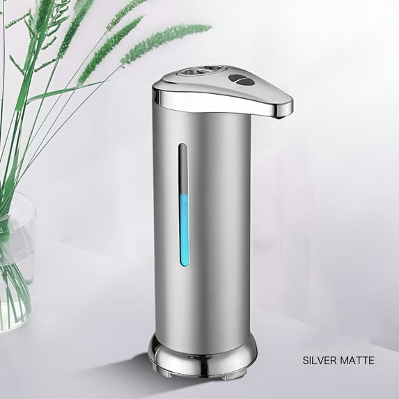ACDANC 2026 New Stainless Automatic Soap Dispenser Touchless - Battery Operated Electric Hand Free Soap Dispenser with 3 Adjustable Volume Control for Kitchen Bathroom Countertop