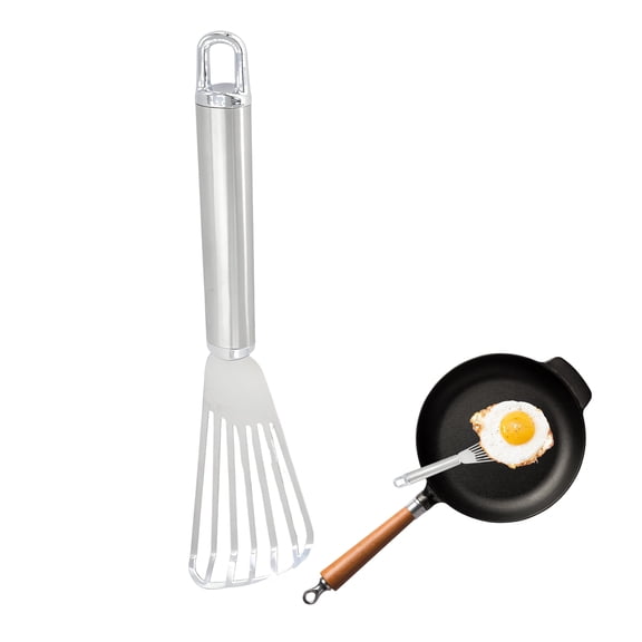 ACDANC 2026 New Stainless Steel Spatula,Sturdy Riveted Construction Fish Spatula Stainless Steel,Flexible Stainless Spatula Kitchen Spatula,Style7,10.75*2.68*0.59In