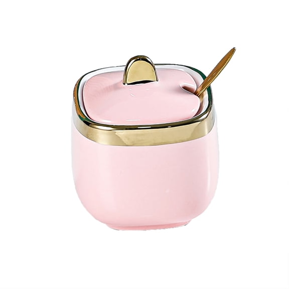 ACDANC 2026 New Sugar Container,Modern Kitchen Canisters Set,Elegant Sugar Bowl with Lid and Spoon for Tidy Storage Solutions for Kitchen,Countertop,Baking,Pantry