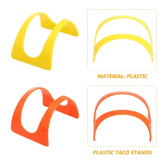 ACDANC 2026 New Taco Holder Holders Stand Rack Shell Set 12 Up Individual Stands Disposable Plastic,For Taco Serving,Party Setups,Outdoor Gatherings,Casual Dining,Easy Taco Assembly