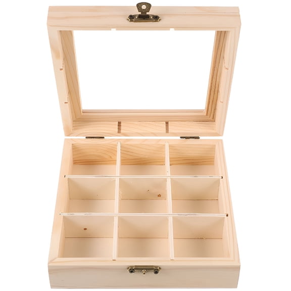 ACDANC 2026 New Tea Bag Countertop Holder Restaurant Coffee Organizer Compartment Tea Box for Tea Storage, Kitchen Organization, Coffee Stations, Restaurant Use, Office Spaces