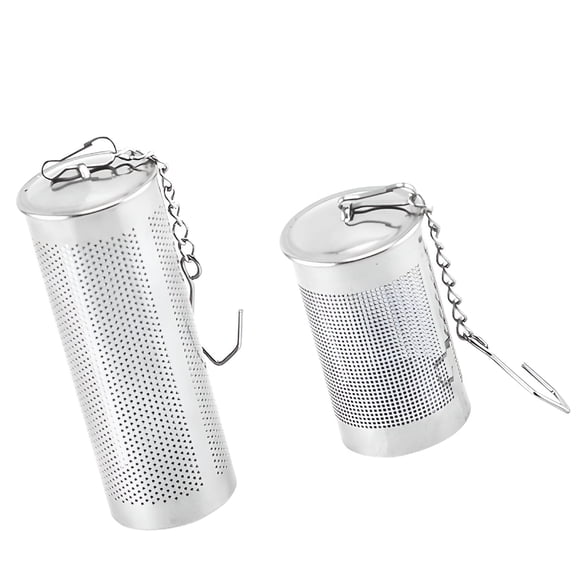 ACDANC 2026 New Tea Infuser Loose Tea Strainer,2Pcs Stainless Steel Tea Filter Fine Mesh Coffee Diffuser Seasonings Spices Tea Steeper for Teapot Loose Leaf Tea Tea Diffuser(Silver)