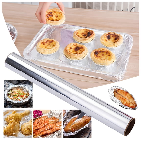 ACDANC 2026 New Thick Heavy Duty Household Aluminum Foil Roll Food Safe Foil Wrap Barbecue Tinfoil Kitchen Tools for Cooking,Grilling,Baking,Food Storage,Barbecue,Meal Prep