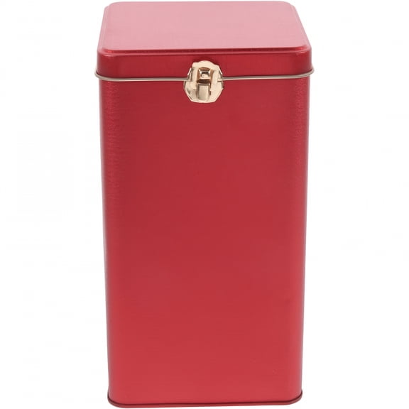 ACDANC 2026 New Tin Boxes Metal Tea Cans Food Storage Container Large Packing 19X10X10Cm for Tea Storage, Food Organization, Kitchen Storage, Pantry, Dry Goods, Spices, Snacks, Gift Packaging