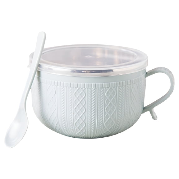 ACDANC 2026 New Unbreakable Microwave Soup Mugs with Lids and Handles,Microwave Ramen Bowl with Lid for Soup and Instant Noodles,Oatmeal,Gumbo,Salad,Bpa Free Plastic Drinking Mug with Cover