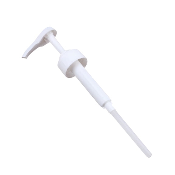 ACDANC Universal Pump Dispenser for Liquid Containers, White Plastic Syrup Pump Fits 1 Gallon and 64 Oz Bottles, 10ml Per Press, for Soap, Lotion, Coffee Syrup, Kitchen and Bathroom Use