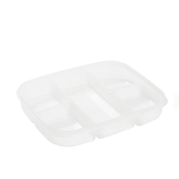 ACDANC 2026 New Veggie Tray Seal and Freshness Divided Serving Tray with Lid Stackable Design Easy Storage for Kitchen Picnic Party Vegetable Tray Style2