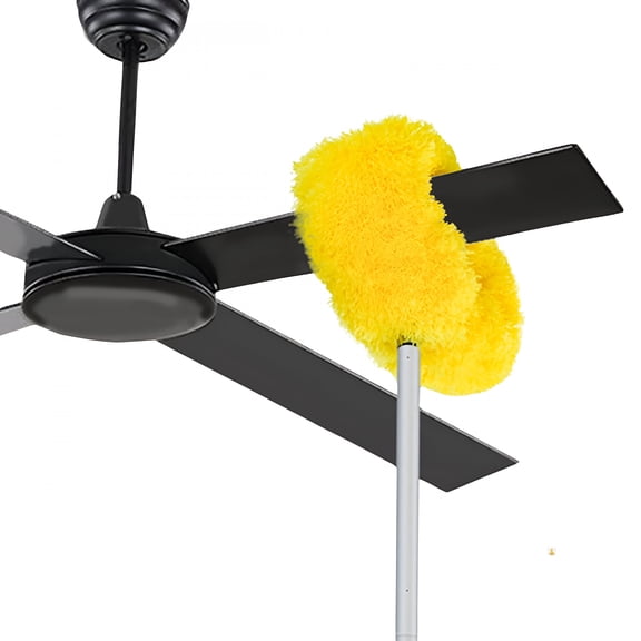 ACDANC 2026 New Washable Ceiling Fan Cleaner,Microfiber Duster with Telescoping Extension Pole,Fit for Cleaning High Ceiling Fan,Furniture,Blinds,Car for Home,Office,Ceiling,Furniture,Blinds (Yellow)