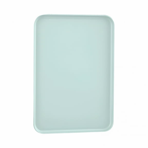 ACDANC 2026 New White Serving Tray with Handles for Multipurpose,Stackable Rectangle Plastic Serving Platter Coffee Table Tray,Decorative Tray for Kitchen Counter Bathroom Vanity Organizing