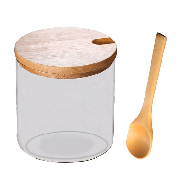 ACDANC 2026 New White Sugar Box,Storage Rack,Condiment Jar with Lids and Spoons Glass Sugar Bowls Sugar Container Set for Sugar Serving